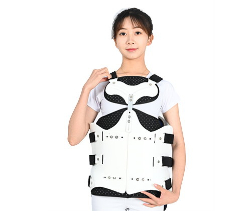 SH-007 可调式胸腰椎固定支具(高位加固型 蓝白色)